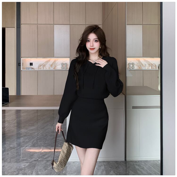 【dress】フード付きワンピース　M19004