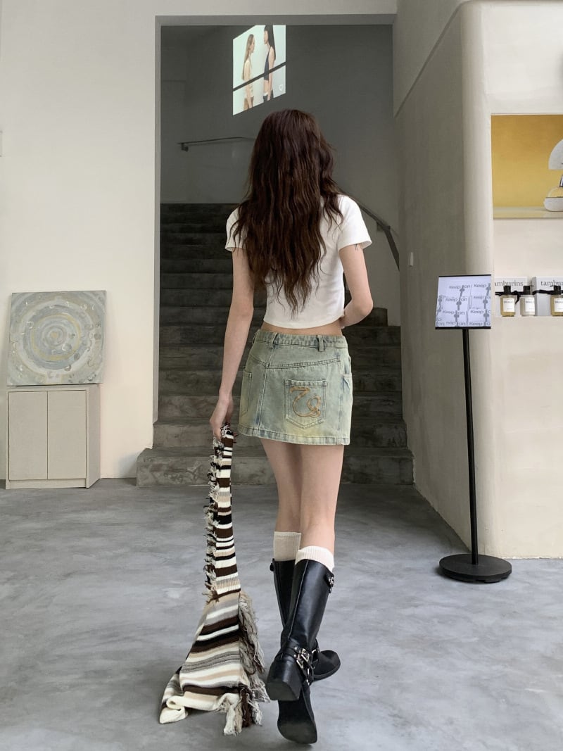 【bottoms】デニムスカートG20422