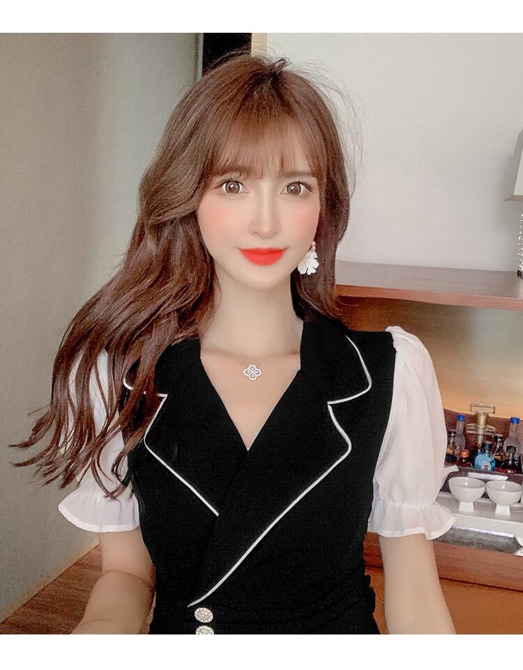 【dress】ファッションand清新!気質満点レトロスウィート着痩せワンピース G1506