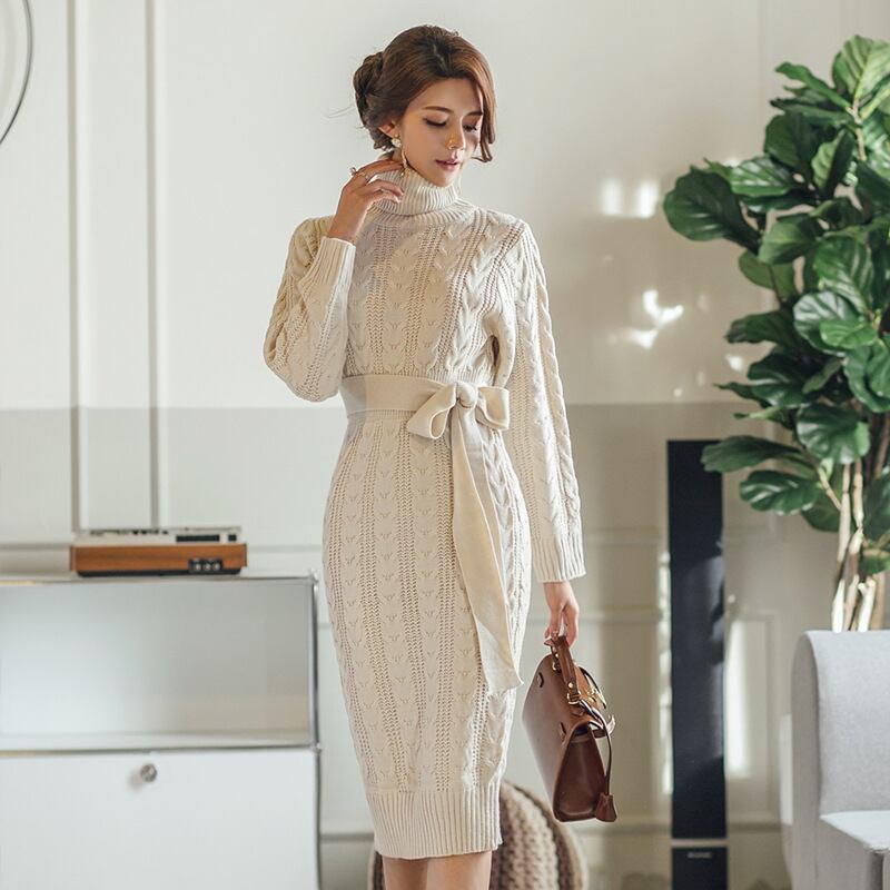 【dress】ハイネックワンピース　M18805