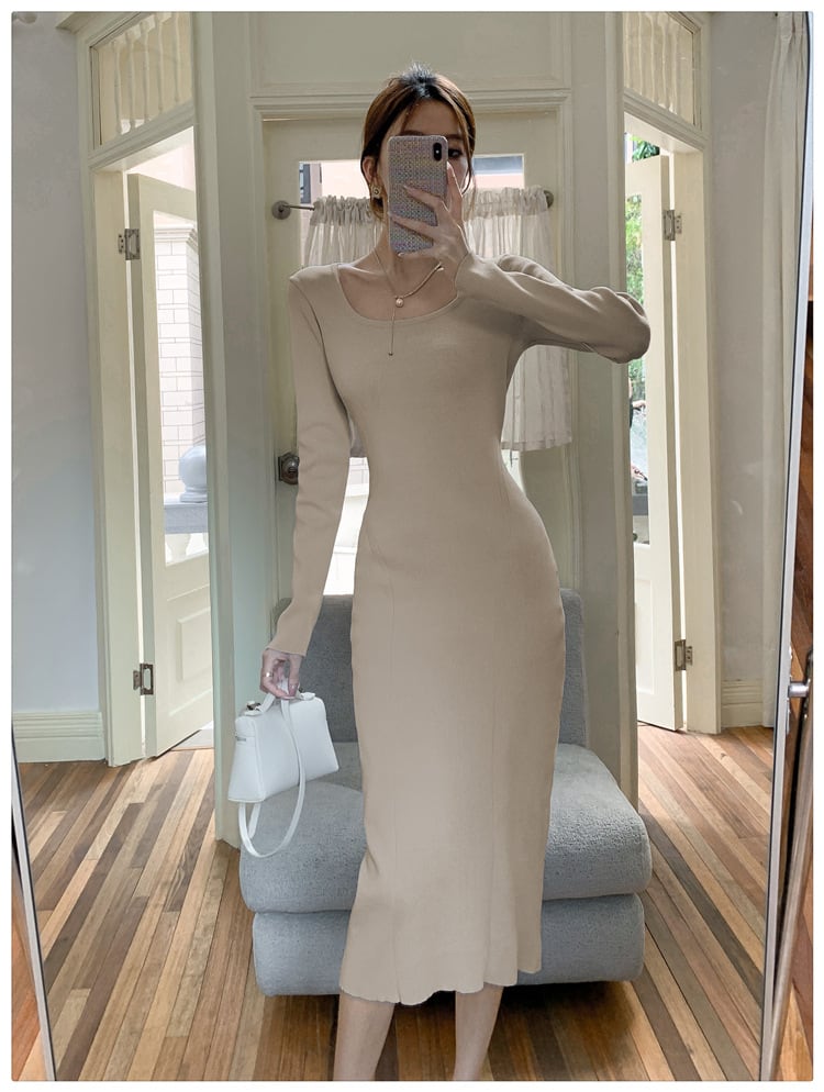 【dress】ニットワンピース　M25607