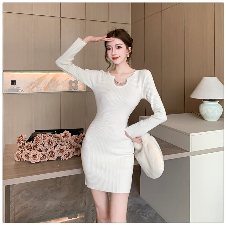【dress】ニットワンピース　M19089