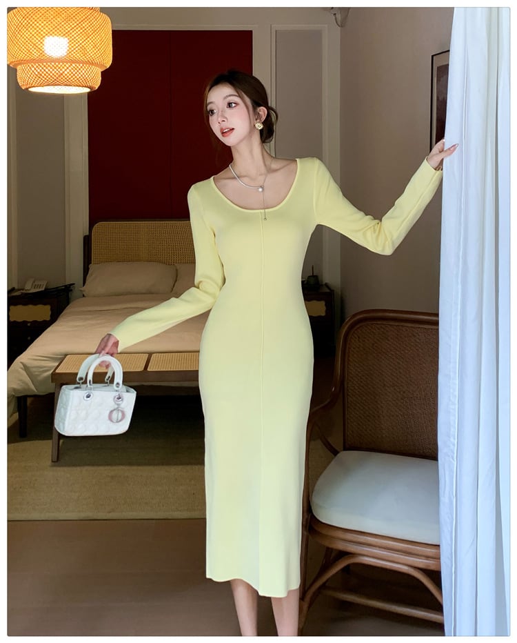 【dress】ニットワンピース　M25606