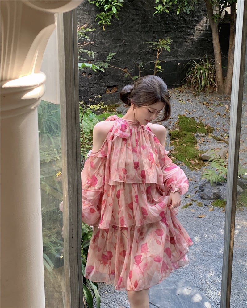 【dress】花柄ワンピース G20407