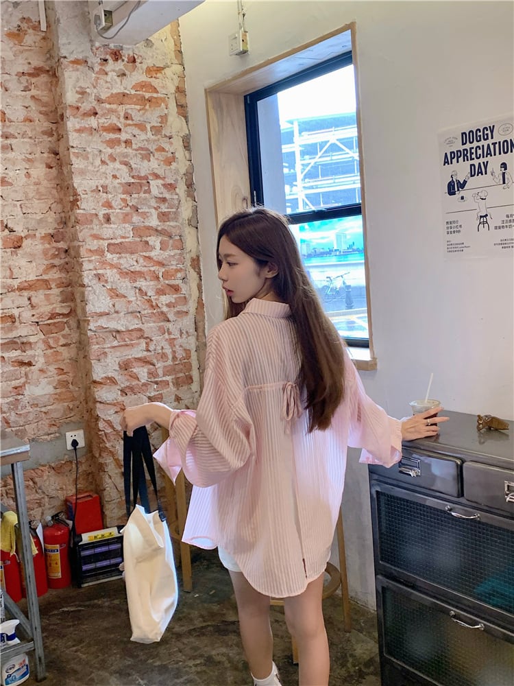 【tops】紫外線対策シャツ　M24234