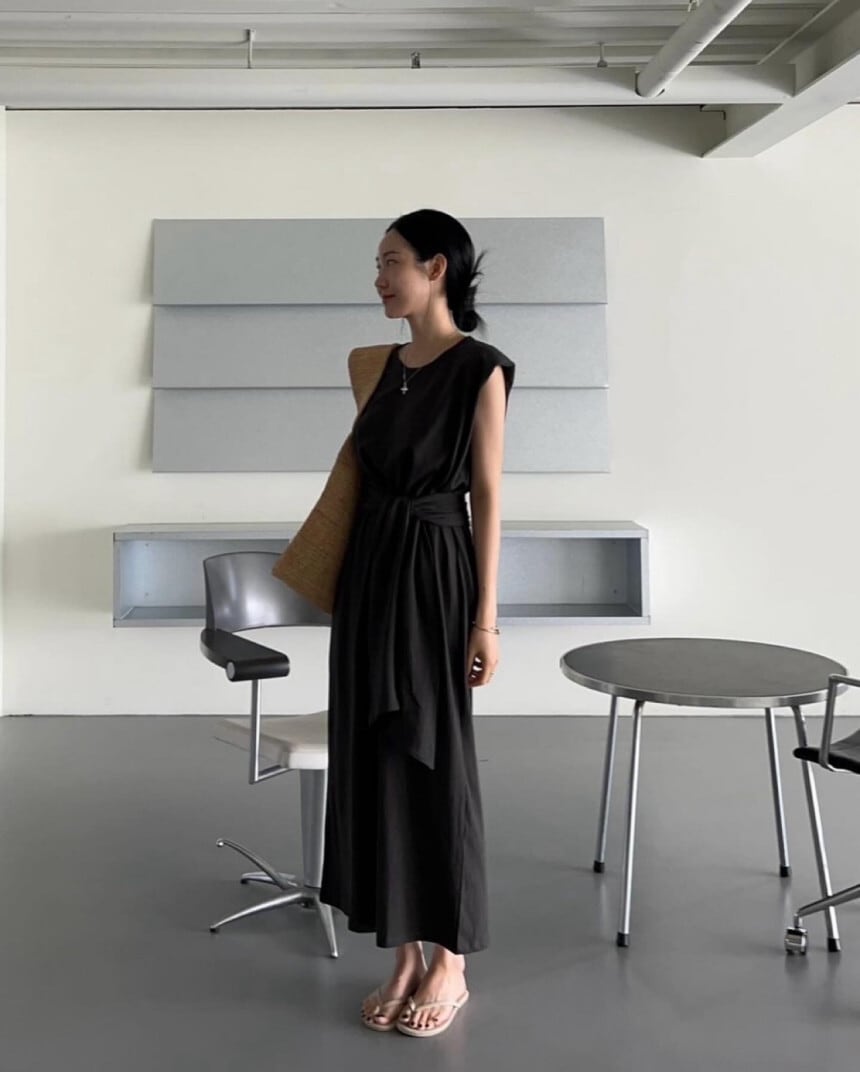 【dress】ノースリーブワンピース　M25068