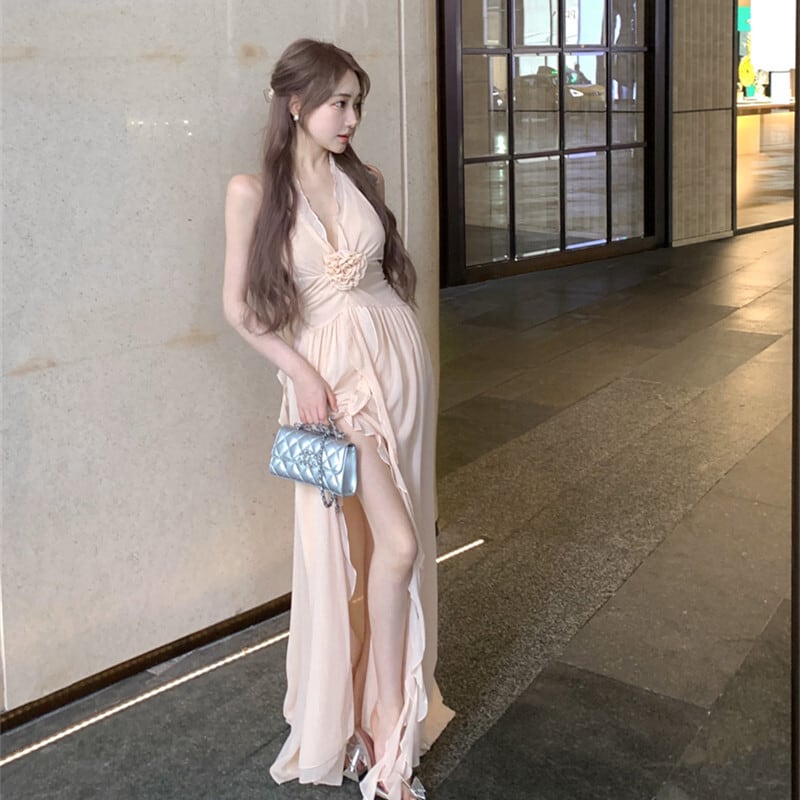 【dress】ホルターネックワンピース　M24518