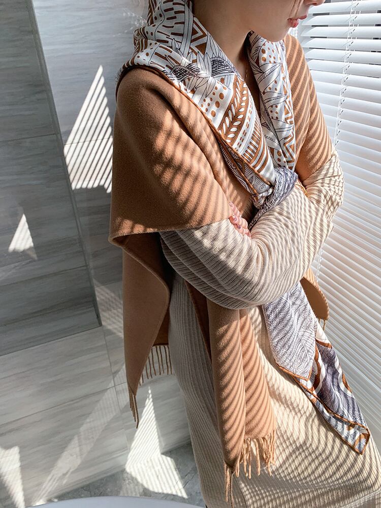 【dress】好感度UP韓国ファッション秋冬新作Vネック長袖無地体型カバーニットワンピースF1158