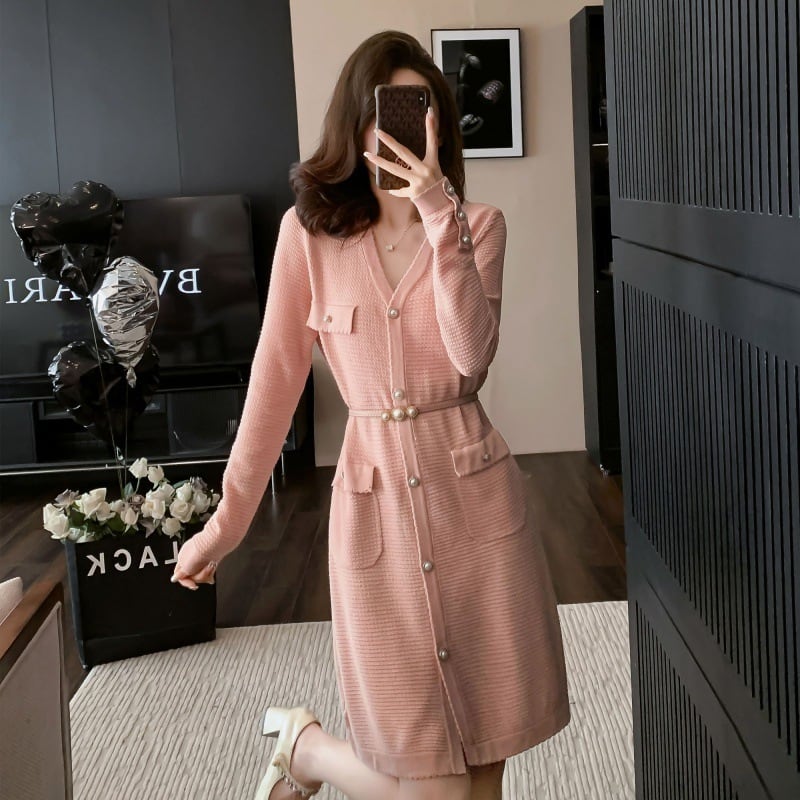 【dress】ニットワンピース　M26366