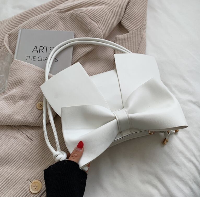 【小物】リボン秋冬新作オシャレファッションメッセンジャーバッグ G3485