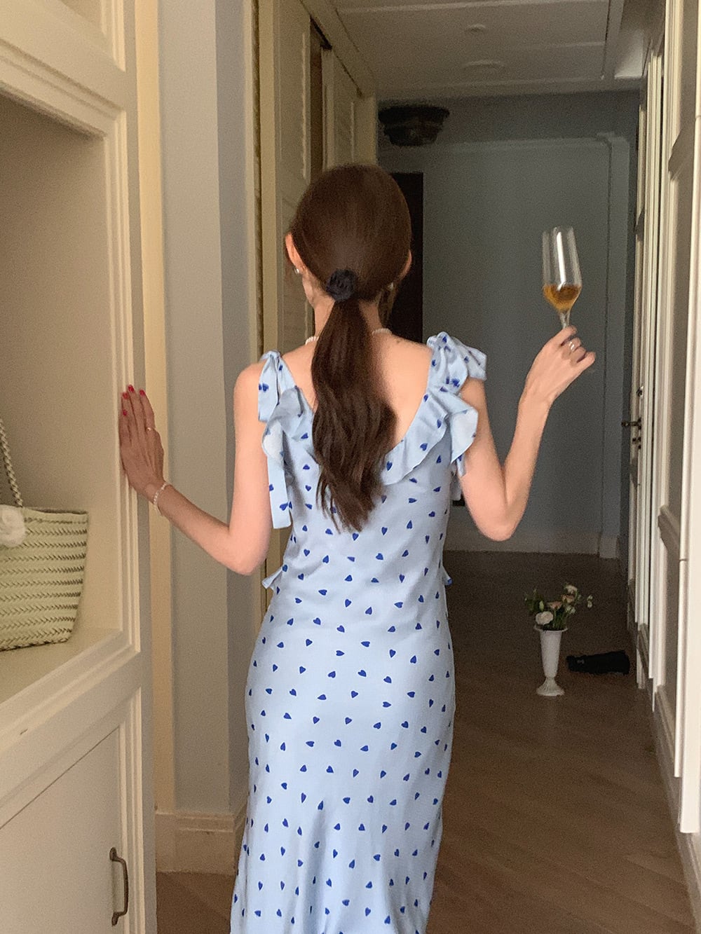 【dress】ハート柄キャミワンピース G20430