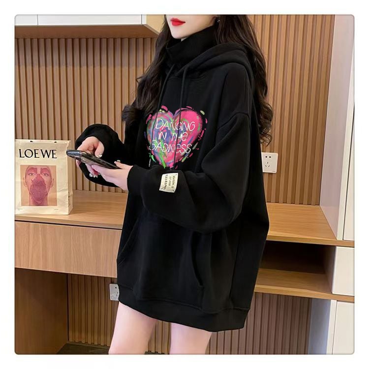 【tops】裹起毛切り替えフーディーパーカー　M28507