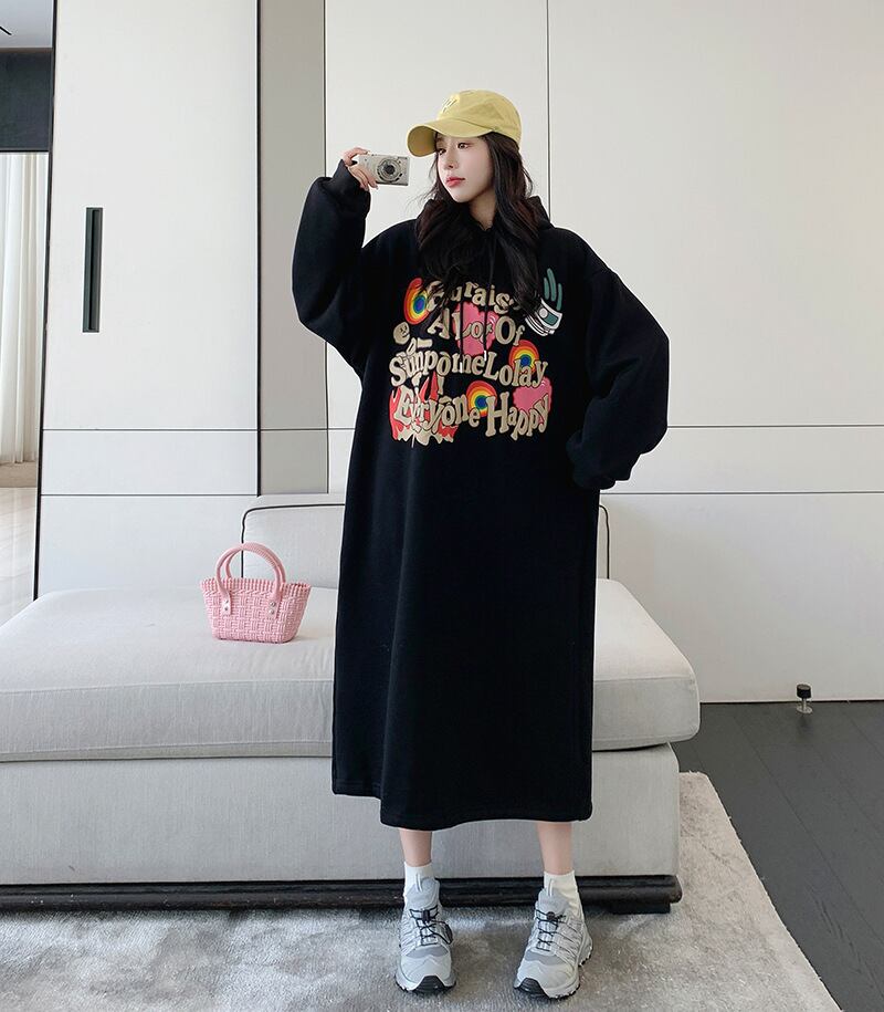 【dress】プリントカジュアルワンピース　M18584