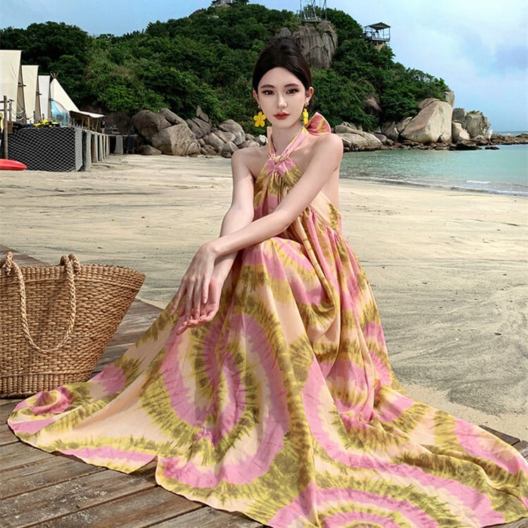 【dress】プリントワンピース　M24890