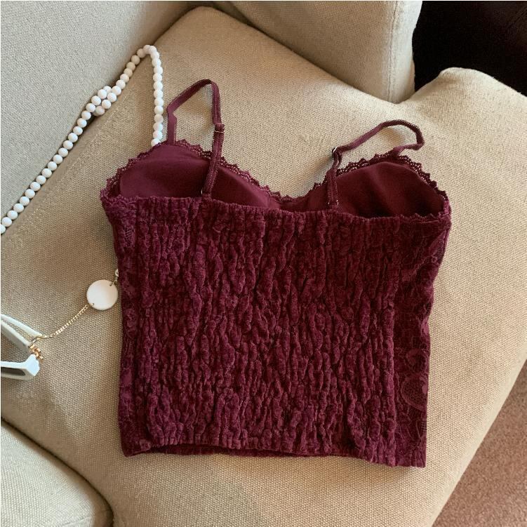 【tops】レースキャミソール　M29521