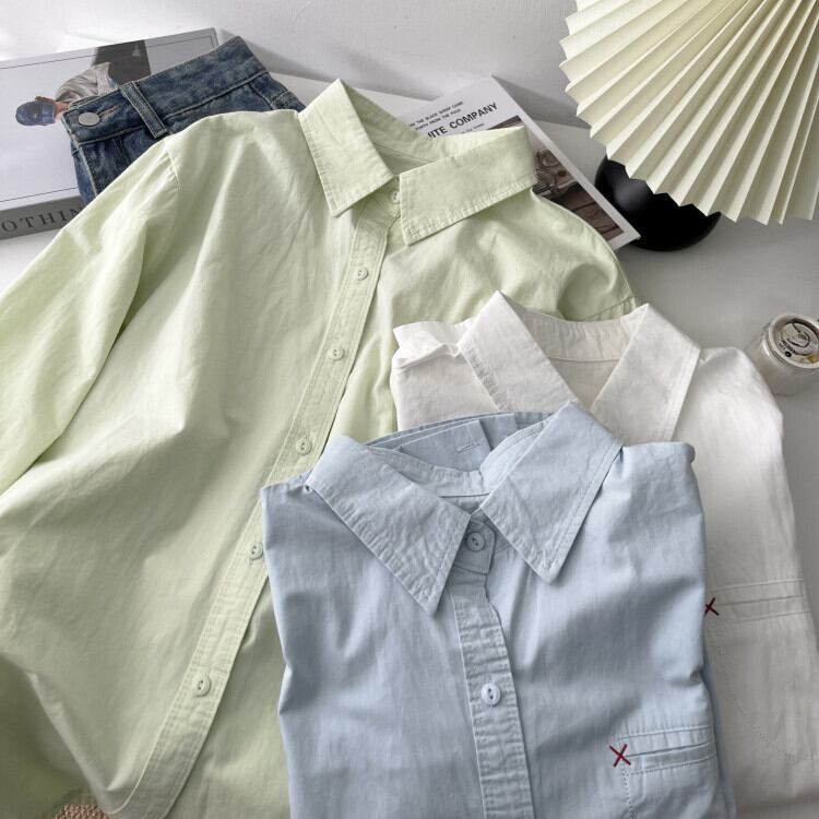 【tops】カラーシャツ　M29921