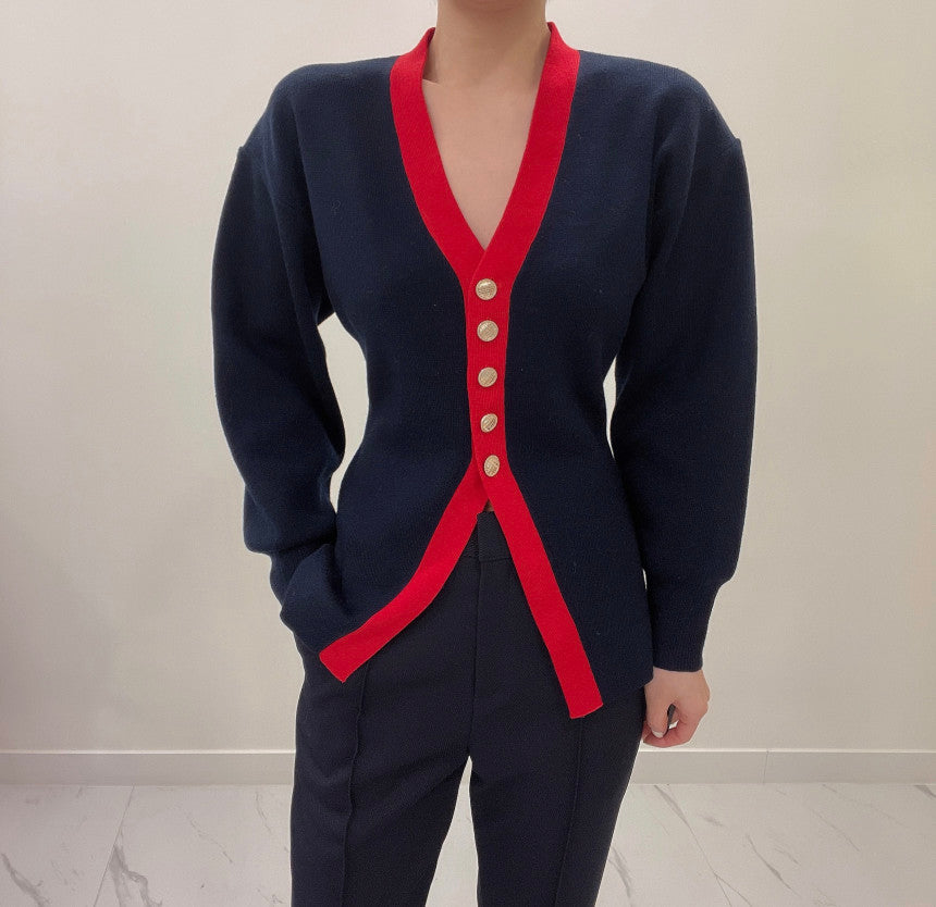 【tops】VネックニットセーターG23855