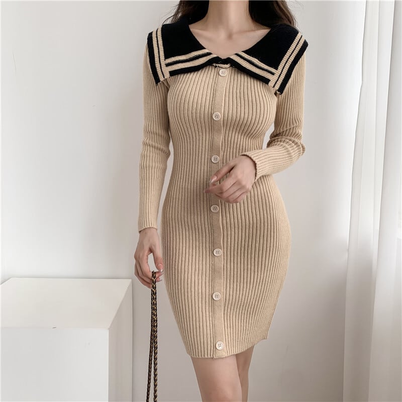 【dress】ニットワンピース　M25516