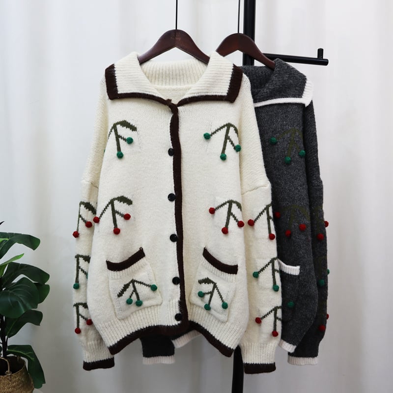 【outer】ニットカーデ　M25411