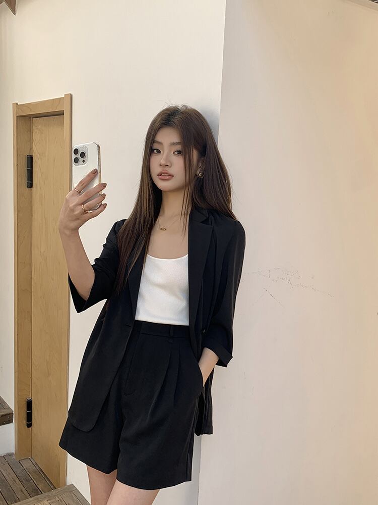 【set】スーツアウター+ショートパンツ２点セットG20630