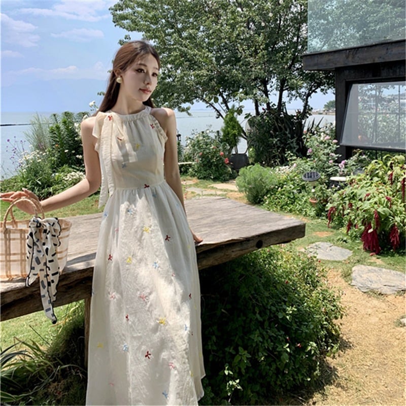 【dress】ホルターネックワンピース　M25304