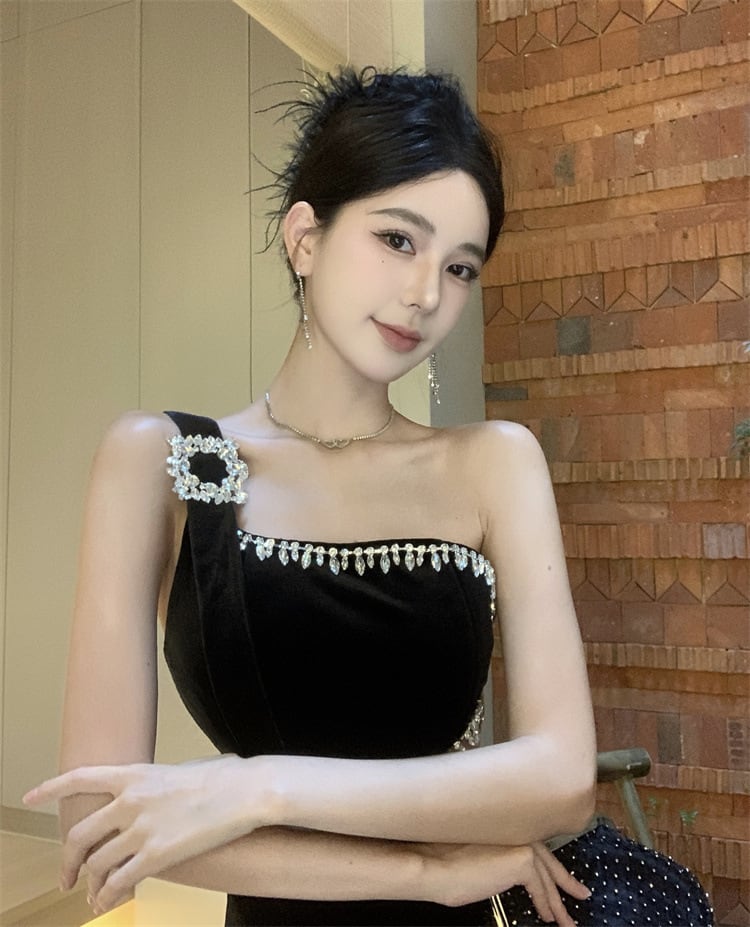 【dress】ビジューワンピース　M24967