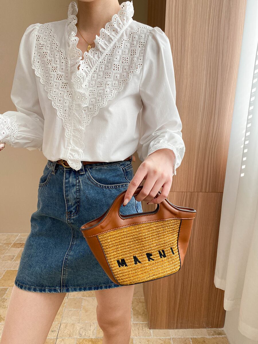 【tops】レースブラウス　N2975
