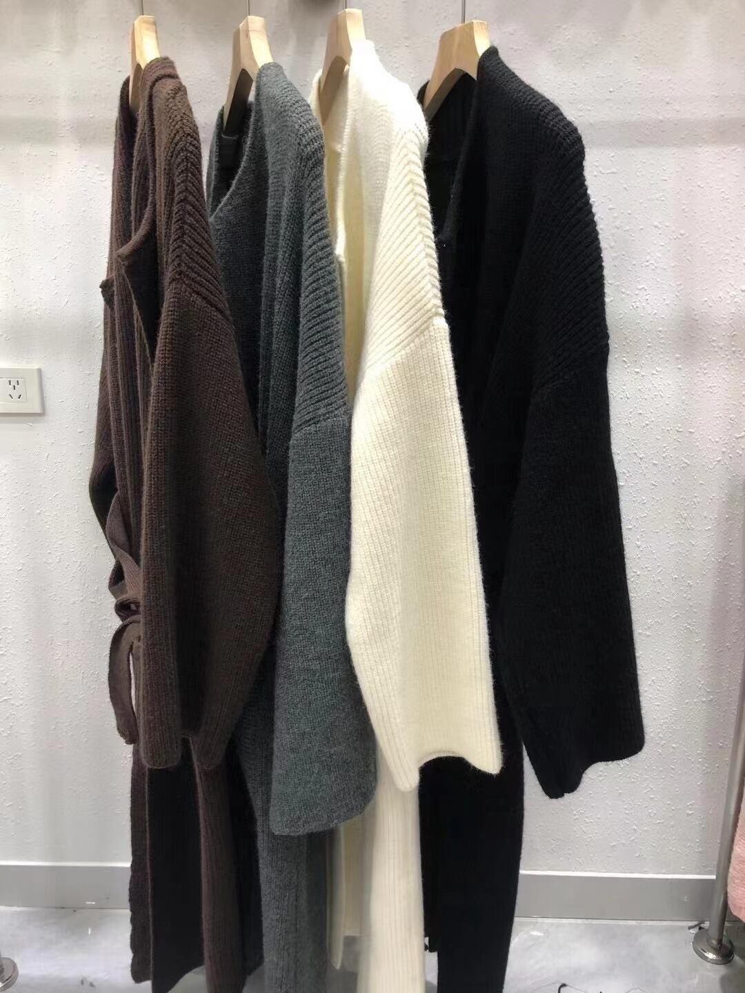 【outer】ロング丈ニットカーデ　M27146