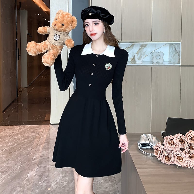 【dress】ニットワンピース　M26354