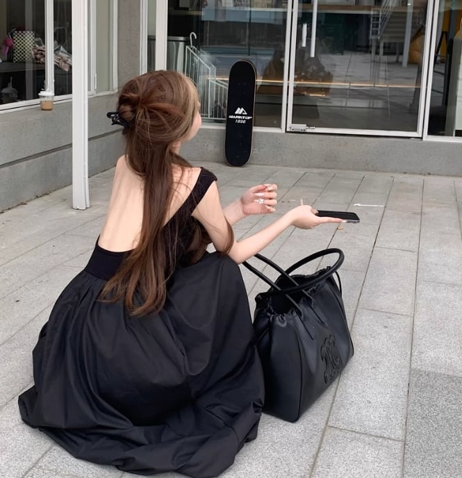 【dress】バックで綺麗キャミワンピース G21311