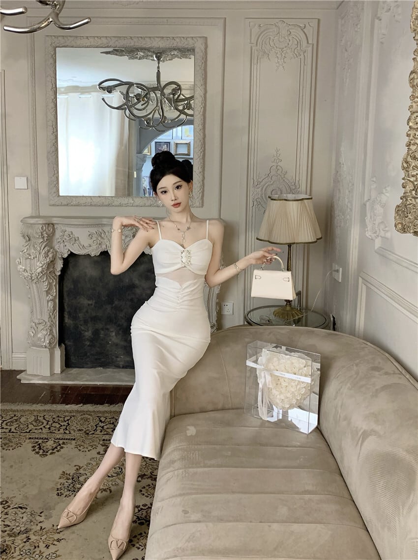 【dress】体型カバーキャミワンピース G21095