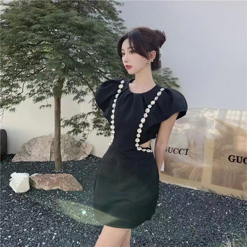 【dress】ウエストカットワンピース　M24202