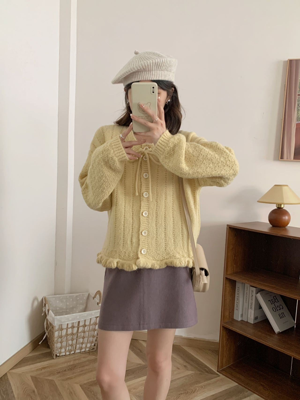 【outer】ニットカーデ　M26423
