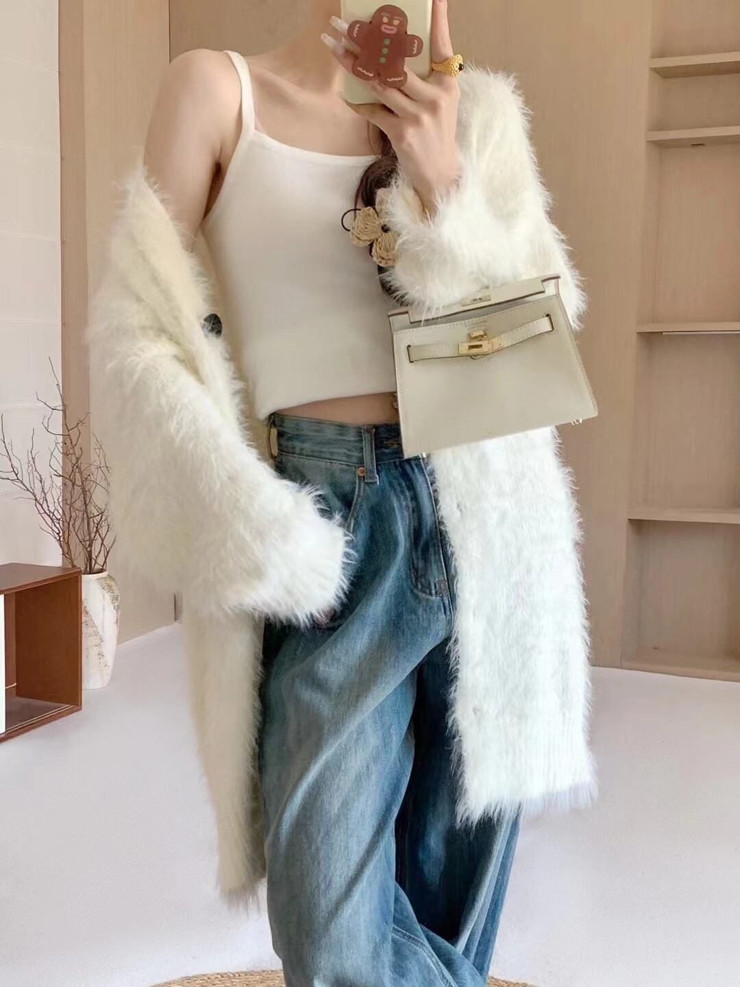 【outer】ニットカーデ　M27326