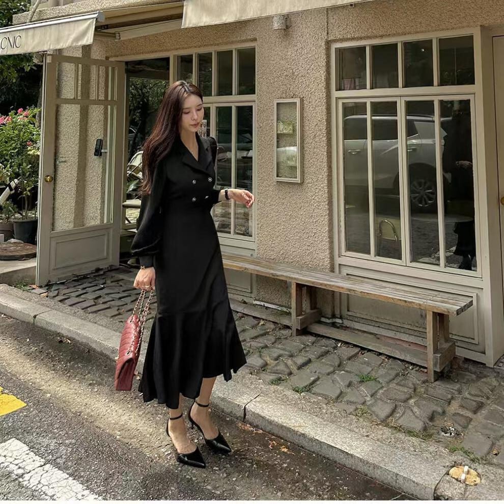 【dress】マーメイドフォーマルワンピース　N2694