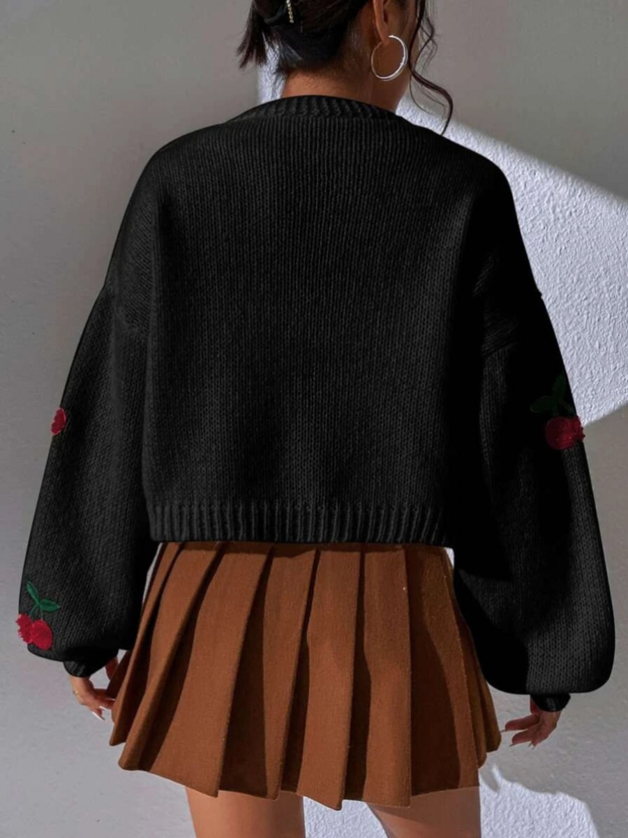 【outer】ジャカードニットカーデ　M26312