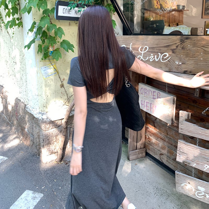 【dress】バックレスワンピース　M24579
