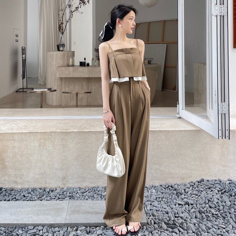 【set】トップス+ガウチョパンツ２点セットG21020