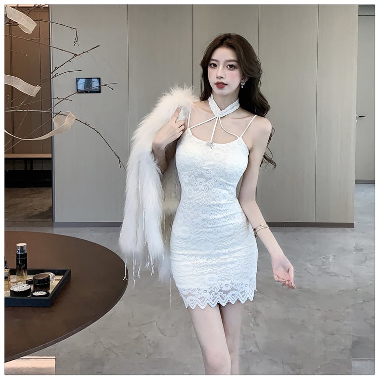 【dress】レースセクシーワンピース　M28420