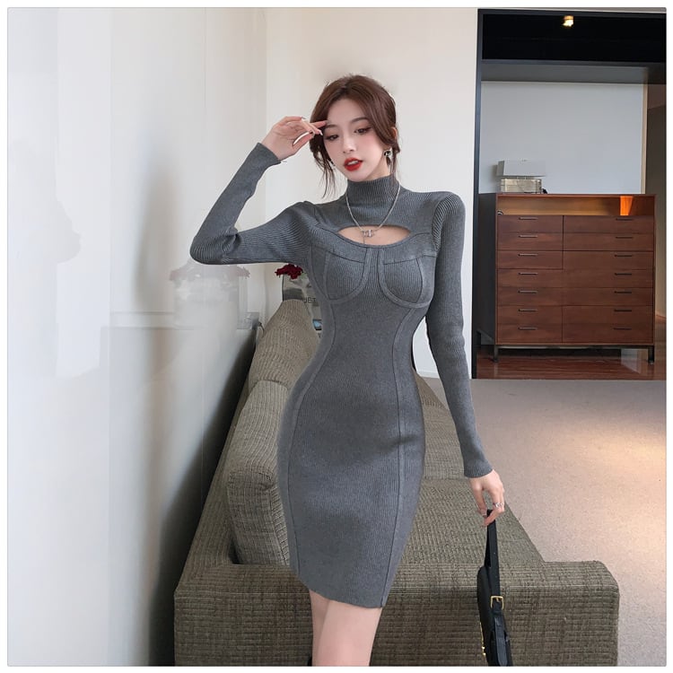 【dress】ニットワンピース　M19003