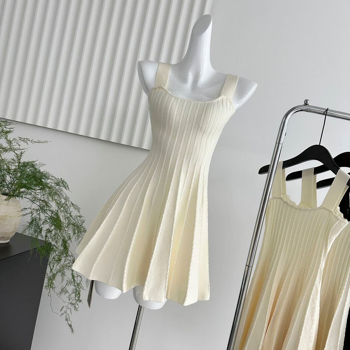 【dress】ニットキャミワンピース　M24819
