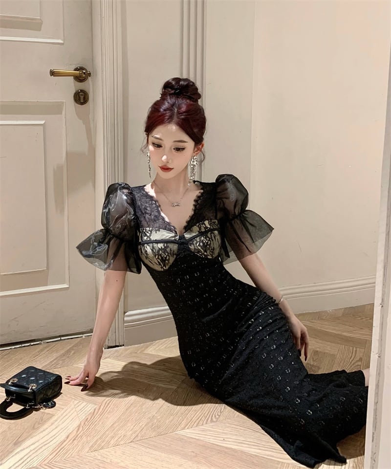 【dress】マーメイドワンピース　M24588