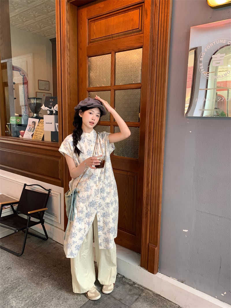 【dress】花柄ワンピース　M24373