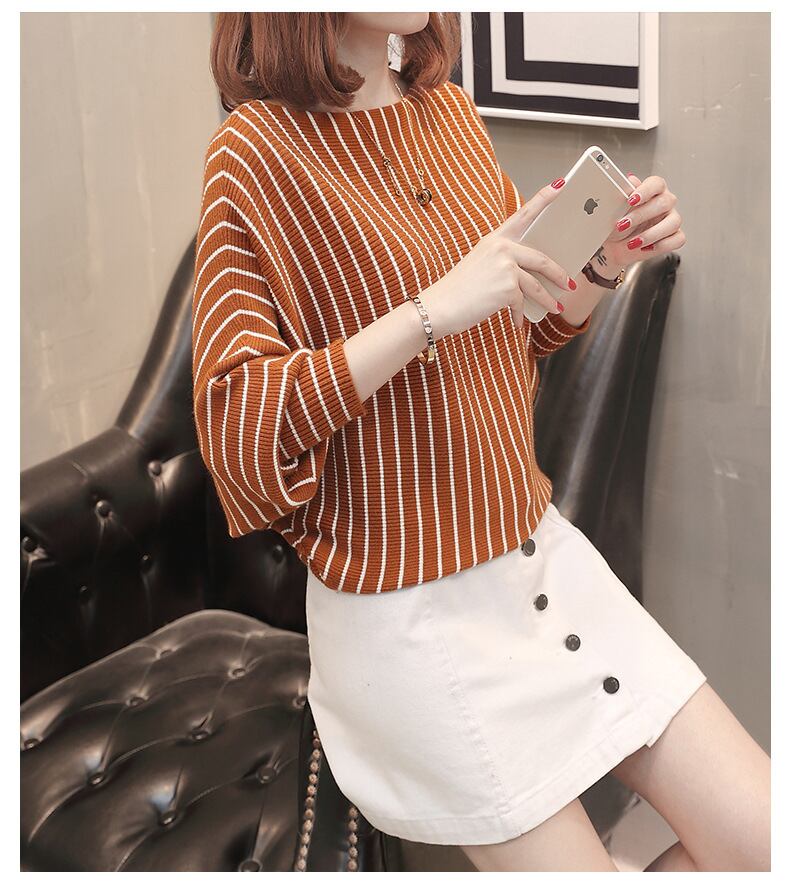 【tops】ドルマンスリーブニットセーター　M28854