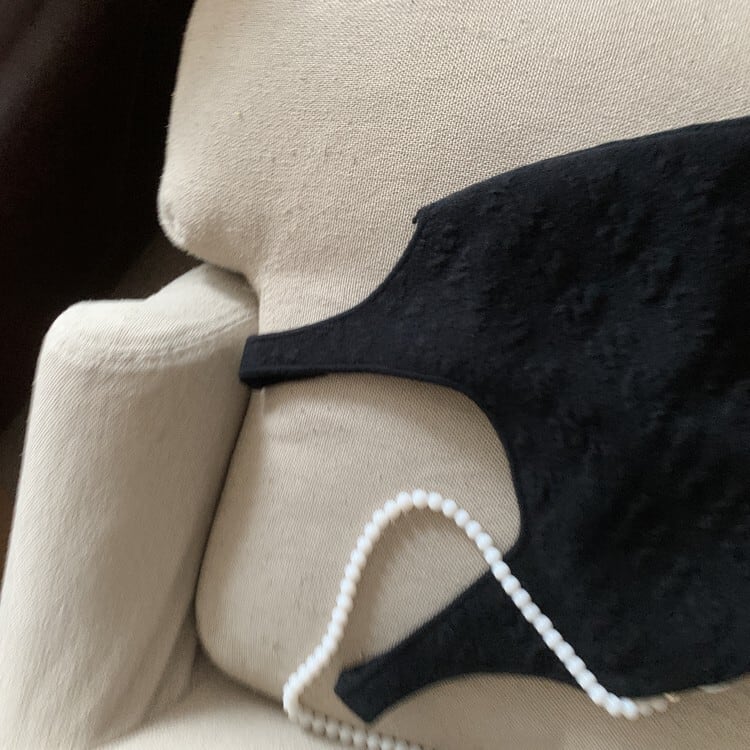 【tops】ニットキャミソール　M25469