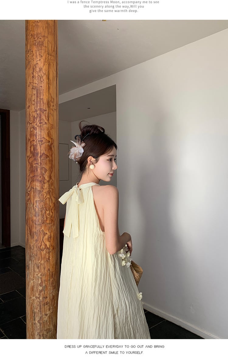 【dress】ホルターネックワンピース　M24769