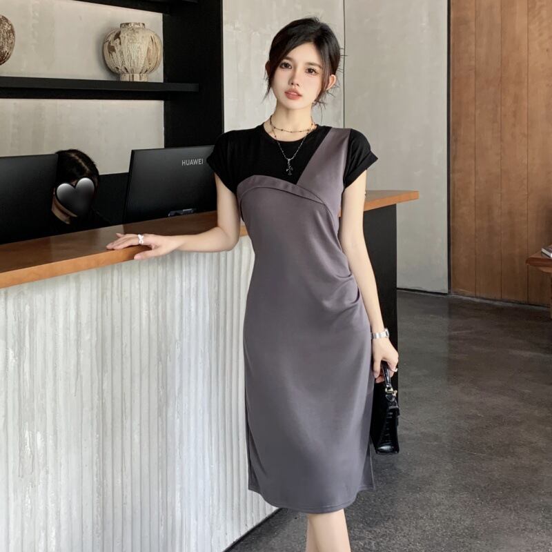 【dress】切り替えTシャツワンピース G20718