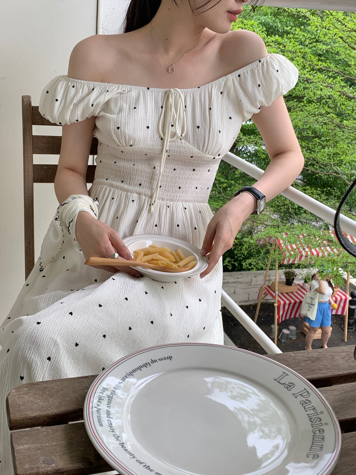 【dress】ハート柄ワンピース　M23885