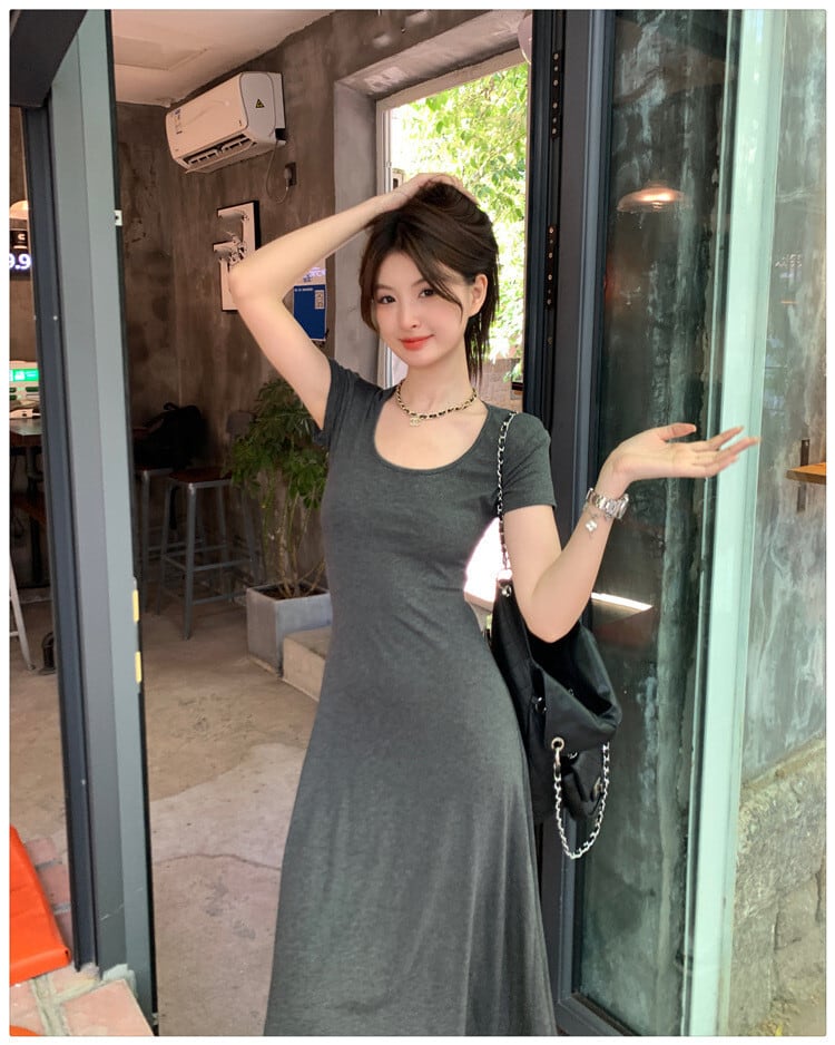 【dress】バックレスワンピース　M24579