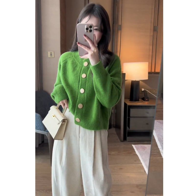 【outer】ニットカーデ　M25678